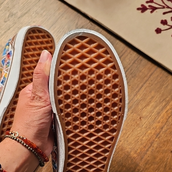 Vans Kids Brown Multi-Color High-Tops - Picture 6 of 8